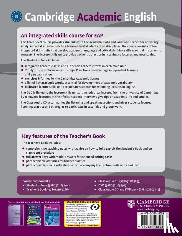 Sowton, Chris, Hewings, Martin - Cambridge Academic English B2 Upper Intermediate Teacher's Book