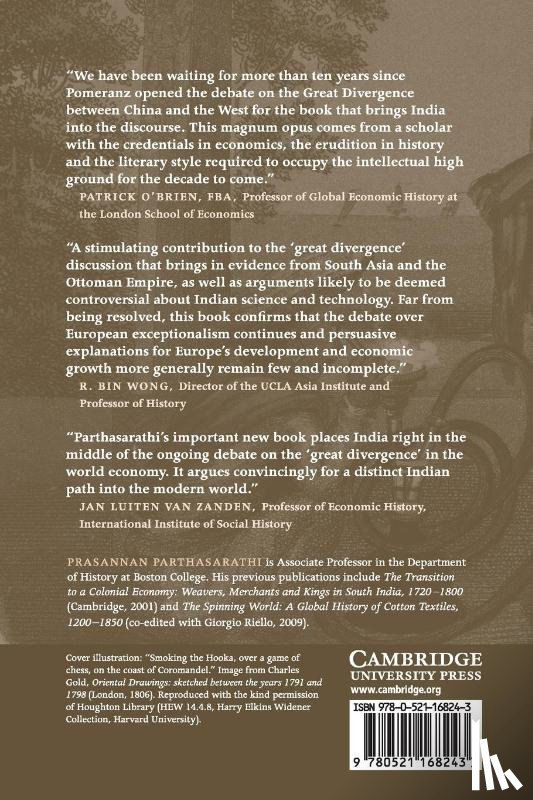 Parthasarathi, Prasannan (Boston College - Why Europe Grew Rich and Asia Did Not