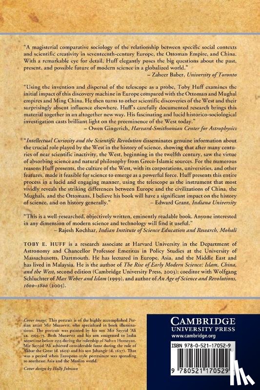 Huff, Toby E. (University of Massachusetts - Intellectual Curiosity and the Scientific Revolution