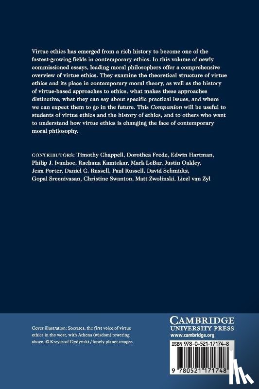  - The Cambridge Companion to Virtue Ethics