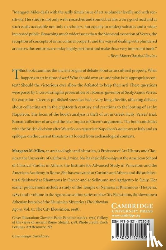 Miles, Margaret M. (University of California - Art as Plunder