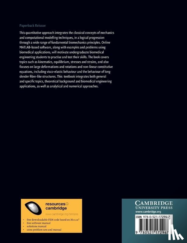 Oomens, Cees (Technische Universiteit Eindhoven, Brekelmans, Marcel (Technische Universiteit Eindhoven, Baaijens, Frank (Technische Universiteit Eindhoven - Biomechanics