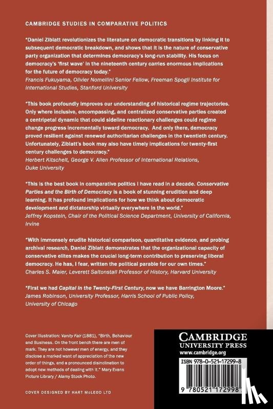 Ziblatt, Daniel (Harvard University - Conservative Parties and the Birth of Democracy