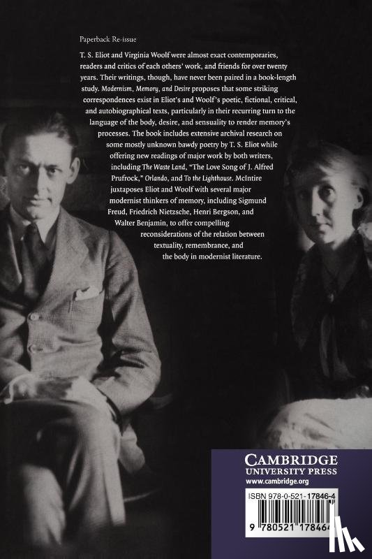 McIntire, Gabrielle (Queen's University - Modernism, Memory, and Desire