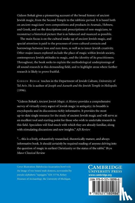 Bohak, Gideon (Tel-Aviv University) - Ancient Jewish Magic