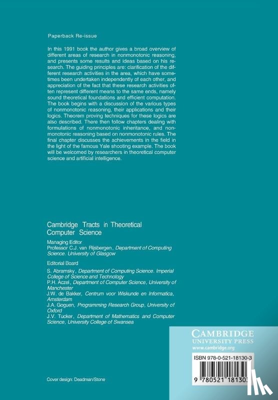 Brewka, Gerhard - Nonmonotonic Reasoning