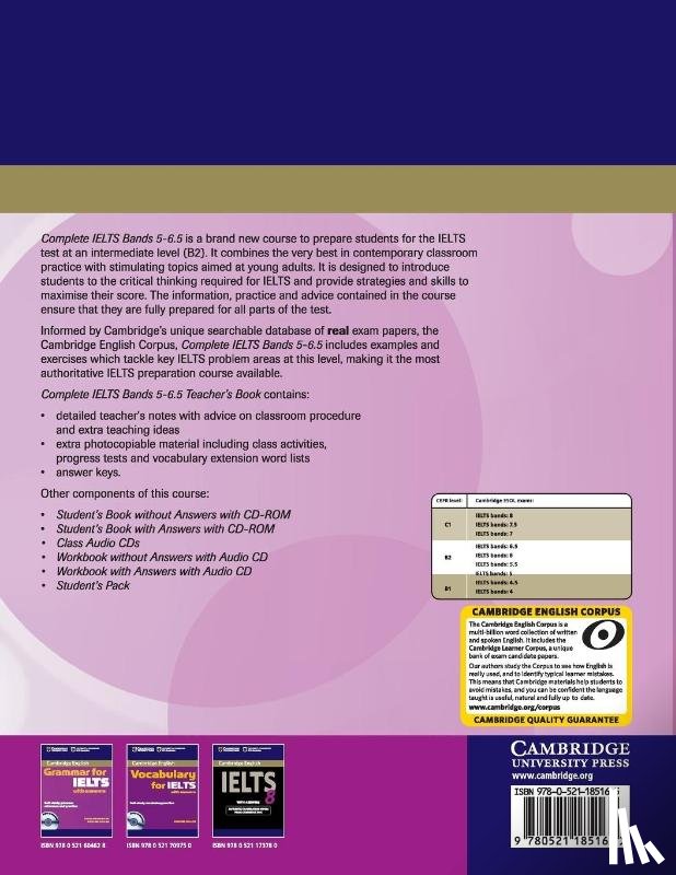 Brook-Hart, Guy, Jakeman, Vanessa - Complete IELTS Bands 5-6.5 Teacher's Book