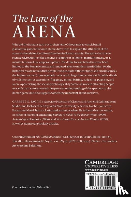 Fagan, Garrett G. (Pennsylvania State University) - The Lure of the Arena