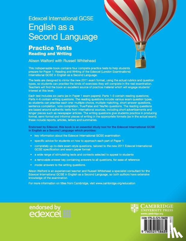 Walford, Alison - Edexcel International GCSE English as a Second Language Practice Tests Reading and Writing