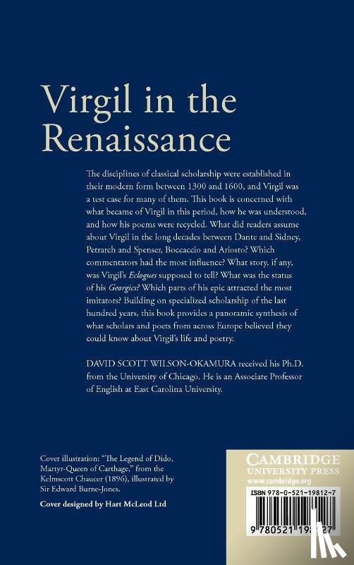 Wilson-Okamura, David Scott (East Carolina University) - Virgil in the Renaissance