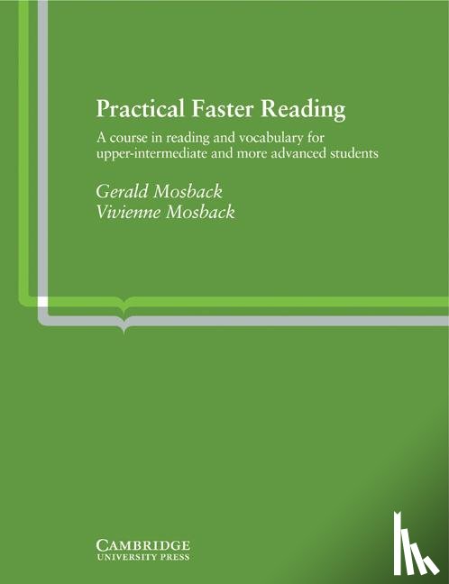 Mosback, Gerald, Mosback, Vivienne - Practical Faster Reading