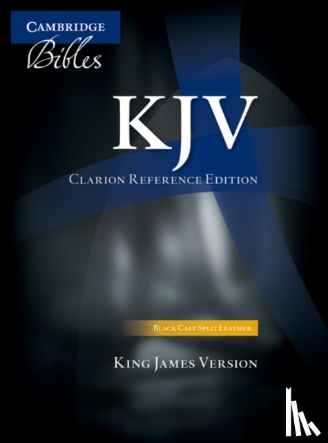 Cambridge University Press - KJV Clarion Reference Bible, Black Calf Split Leather, KJ484:X Black Calf Split Leather