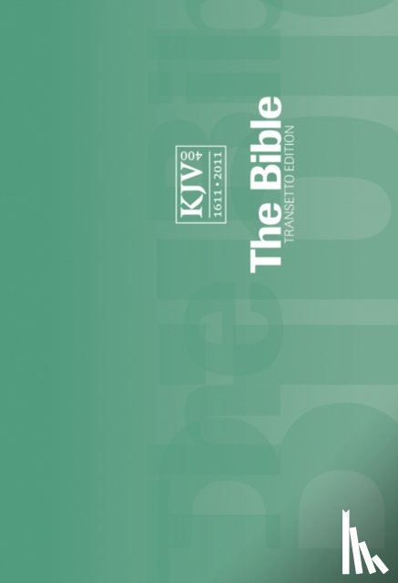 Cambridge University Press - KJV Transetto Text Bible, Green Green