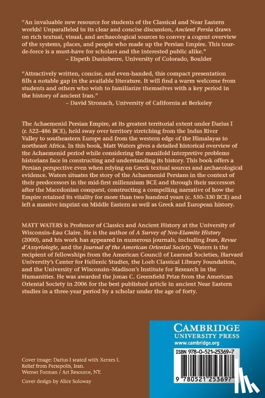 Waters, Matt (University of Wisconsin - Ancient Persia