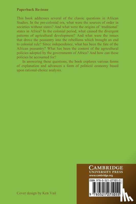 Bates, Robert H. - Essays on the Political Economy of Rural Africa