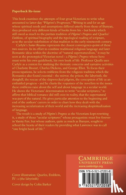 Qualls, Barry V. - The Secular Pilgrims of Victorian Fiction