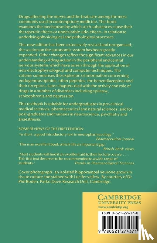 Ryall, R. W. - Mechanisms of Drug Action on the Nervous System