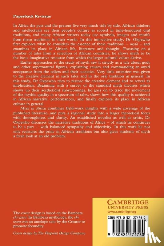 Okpewho, Isidore - Myth in Africa