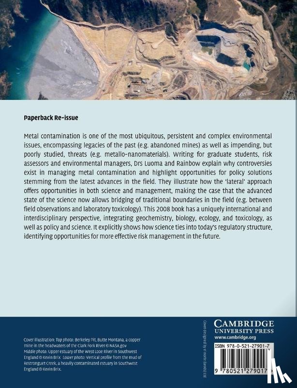 Luoma, Samuel N. (Research Professor, Rainbow, Philip S. (Natural History Museum - Metal Contamination in Aquatic Environments