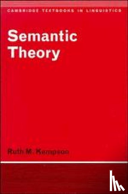 Kempson, Ruth M. - Semantic Theory