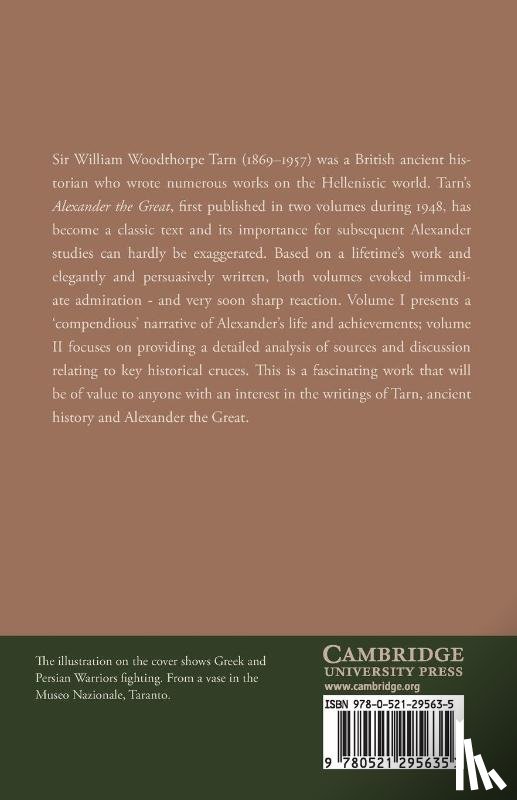 Tarn, W. W. - Alexander the Great: Volume 1, Narrative