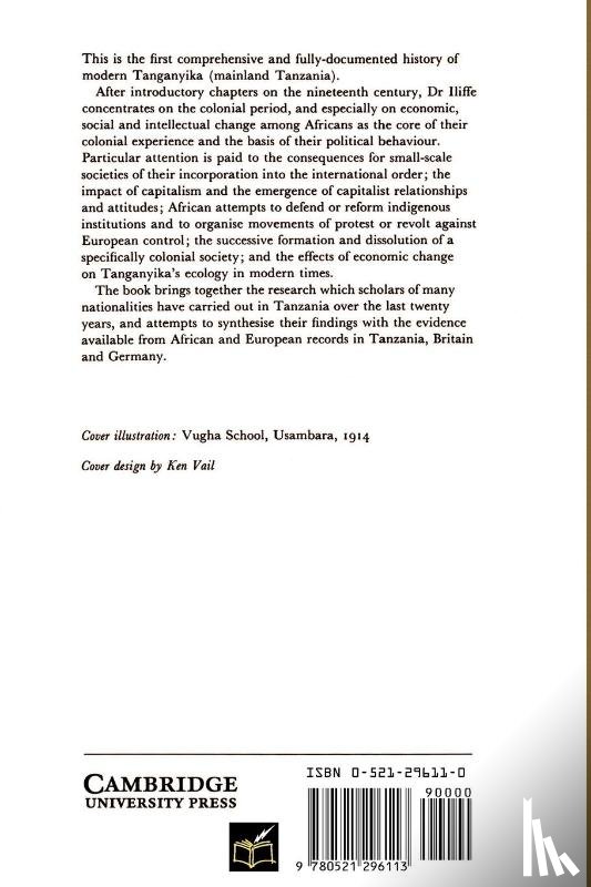 Iliffe, John - A Modern History of Tanganyika