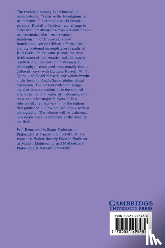  - Philosophy of Mathematics