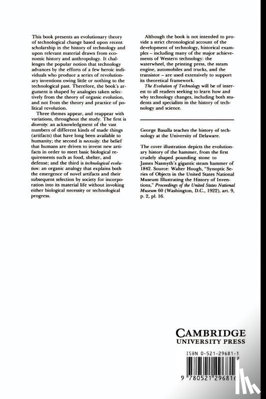 Basalla, George (University of Delaware) - The Evolution of Technology