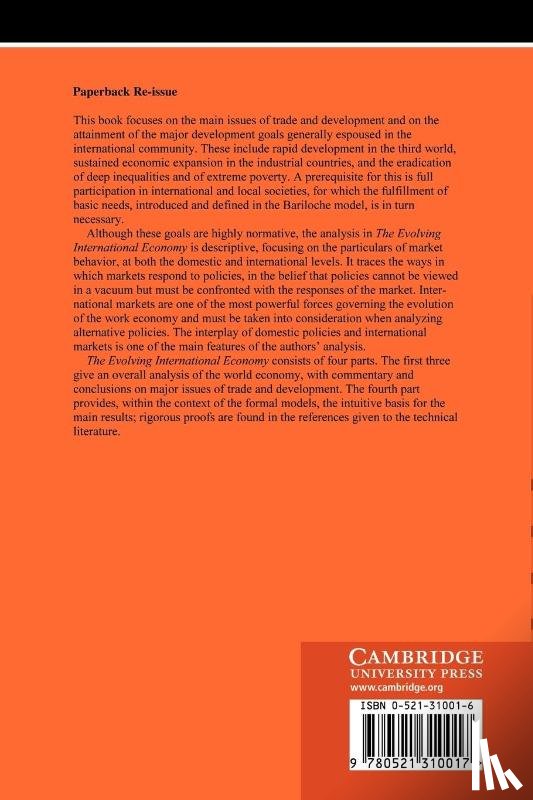 Chichilnisky, Graciela, Heal, Geoffrey M. - The Evolving International Economy
