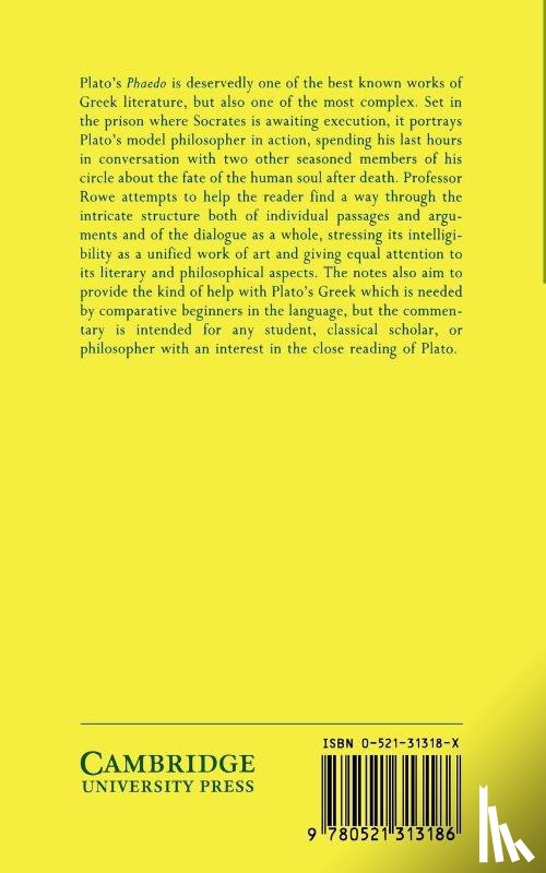 Plato - Plato: Phaedo