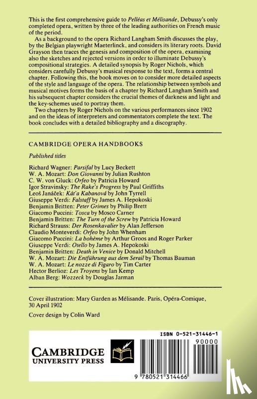 Nichols, Roger, Smith, Richard Langham - Claude Debussy: Pelleas et Melisande