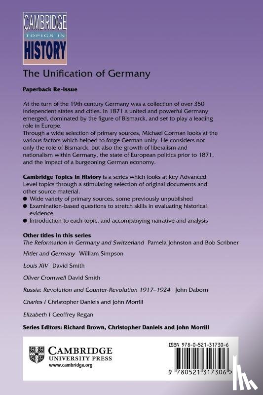 Gorman, Michael - The Unification of Germany