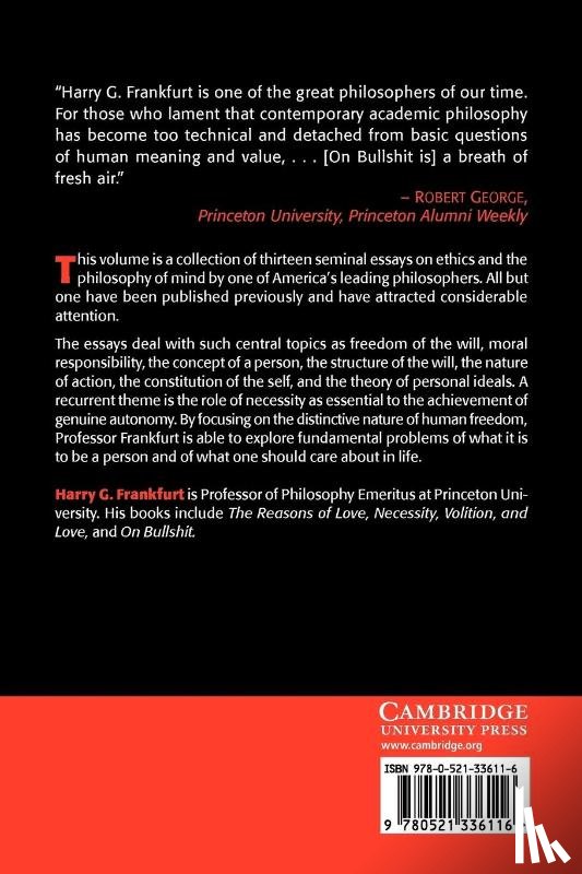 Frankfurt, Harry G. - The Importance of What We Care About