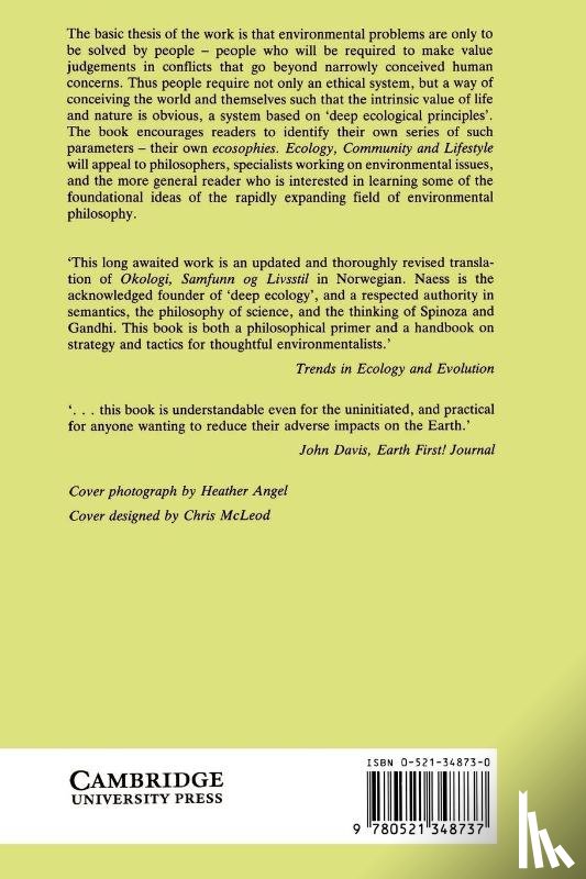 Naess, Arne (Universitetet i Oslo) - Ecology, Community and Lifestyle