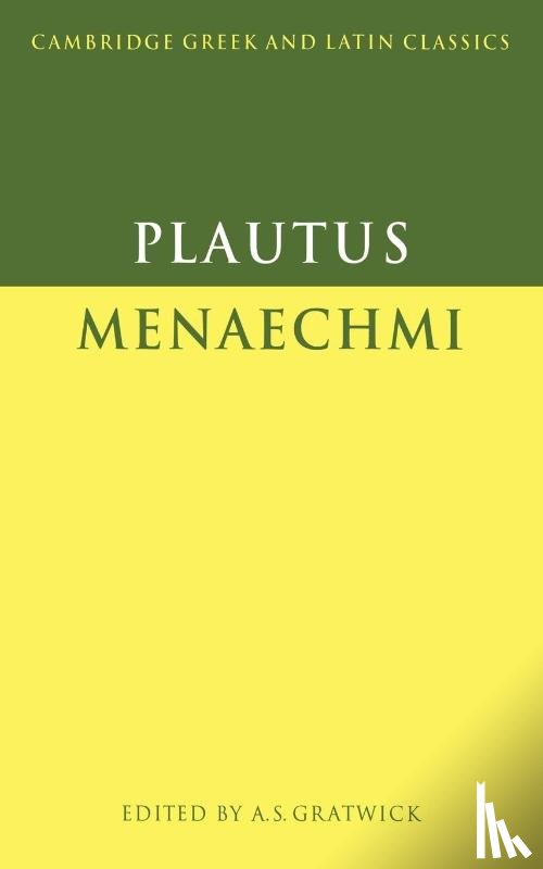 Plautus - Plautus: Menaechmi