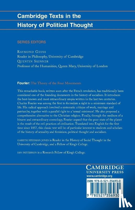 Fourier, Charles - Fourier: 'The Theory of the Four Movements'