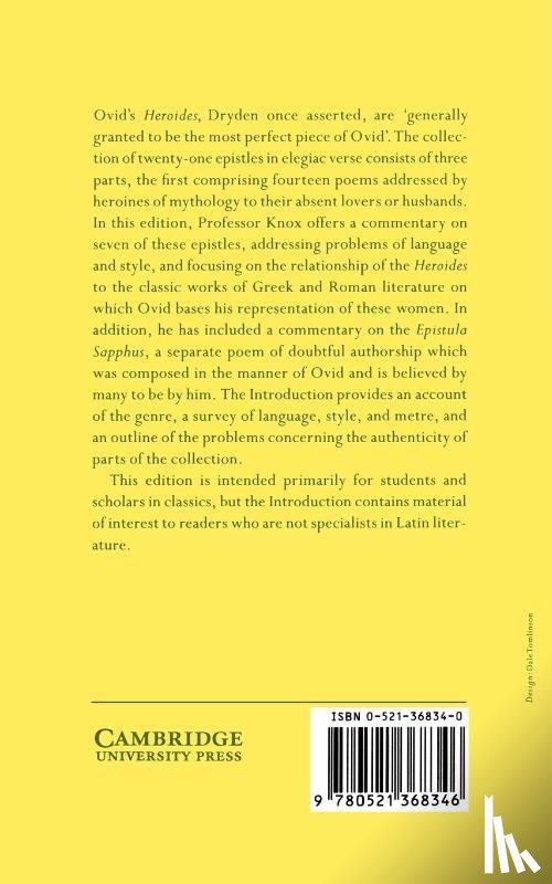 Ovid - Ovid: Heroides