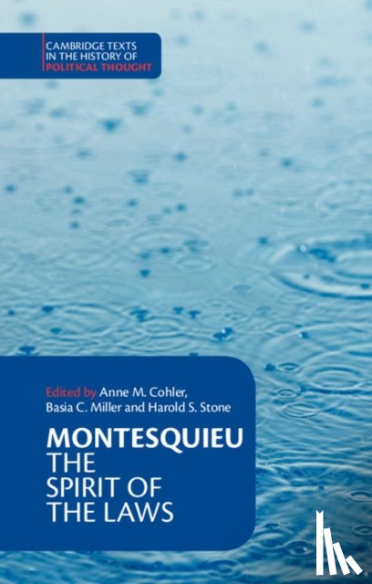 Montesquieu, Charles de - Montesquieu: The Spirit of the Laws