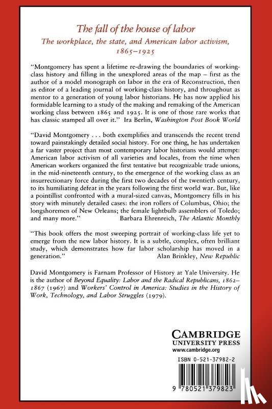 Montgomery, David (Yale University - The Fall of the House of Labor