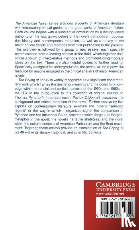  - New Essays on The Crying of Lot 49