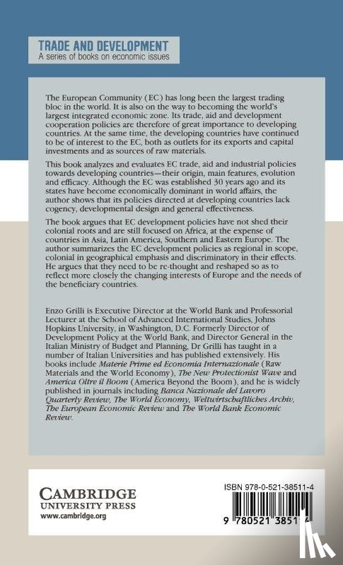 Grilli, Enzo R. (The World Bank) - The European Community and the Developing Countries