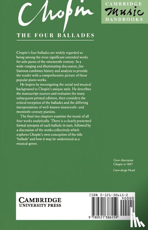 Samson, Jim (University of Bristol) - Chopin: The Four Ballades