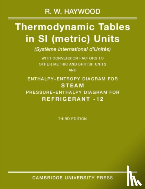  - Thermodynamic Tables in SI (Metric) Units