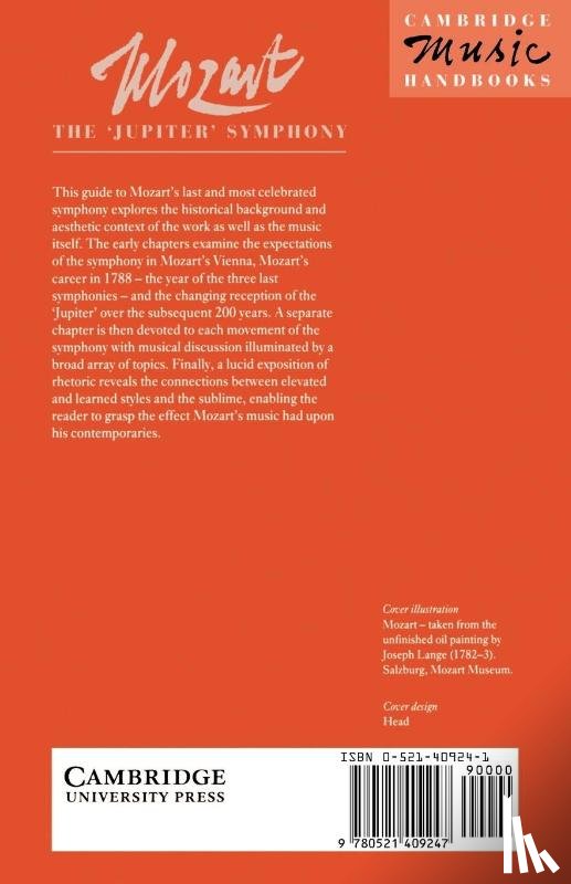 Sisman, Elaine R. (Columbia University - Mozart: The 'Jupiter' Symphony