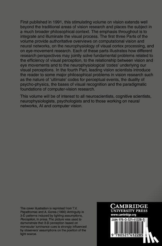  - Representations of Vision