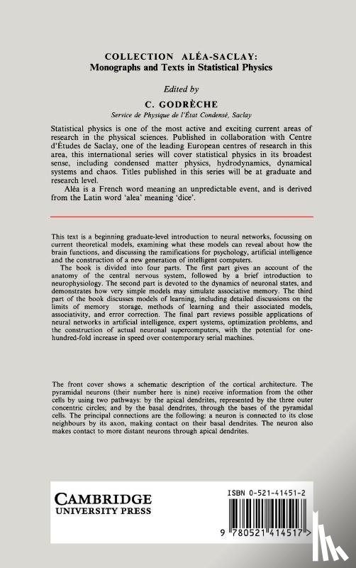 Peretto, Pierre - An Introduction to the Modeling of Neural Networks