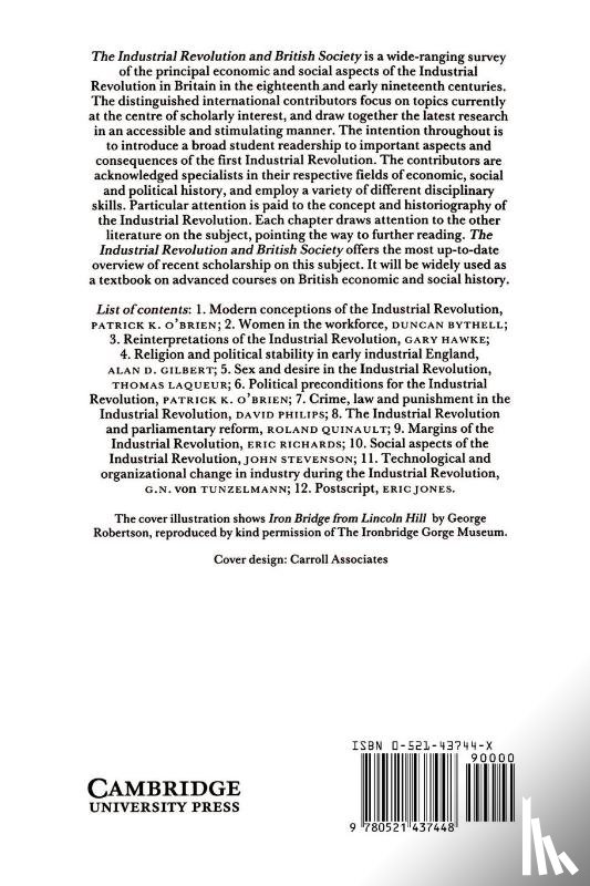  - The Industrial Revolution and British Society