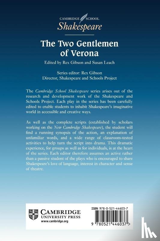 Shakespeare, William - The Two Gentlemen of Verona