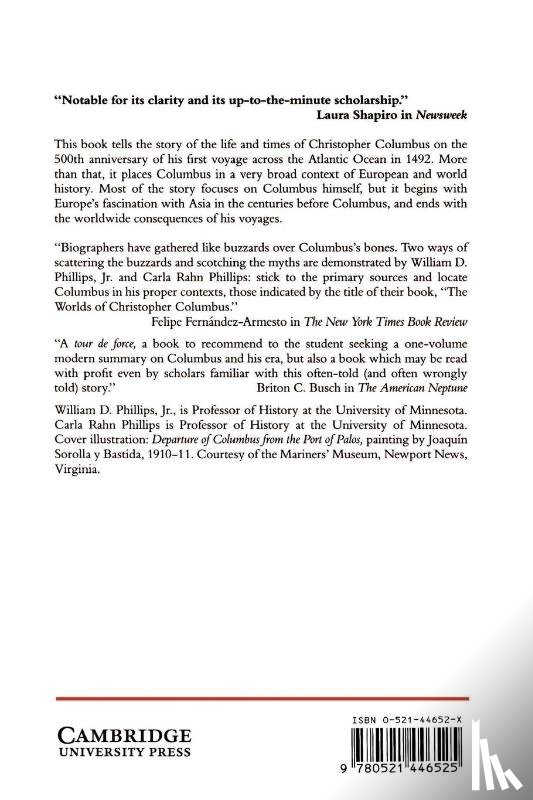 Phillips, William D., Phillips, Carla Rahn (University of Minnesota) - The Worlds of Christopher Columbus