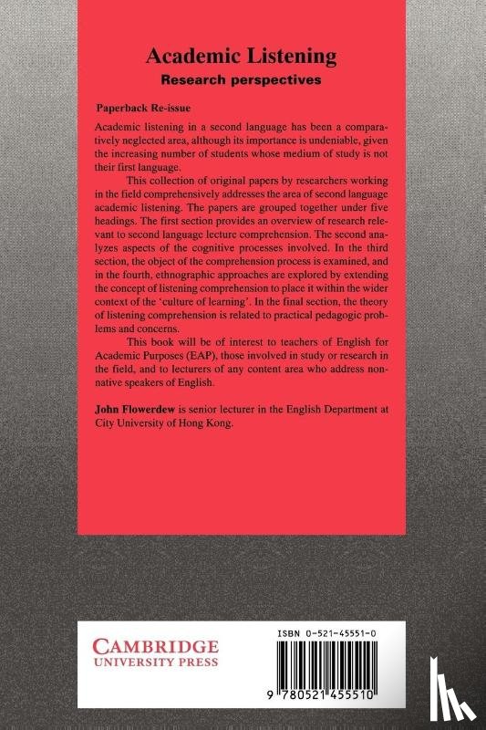  - Academic Listening